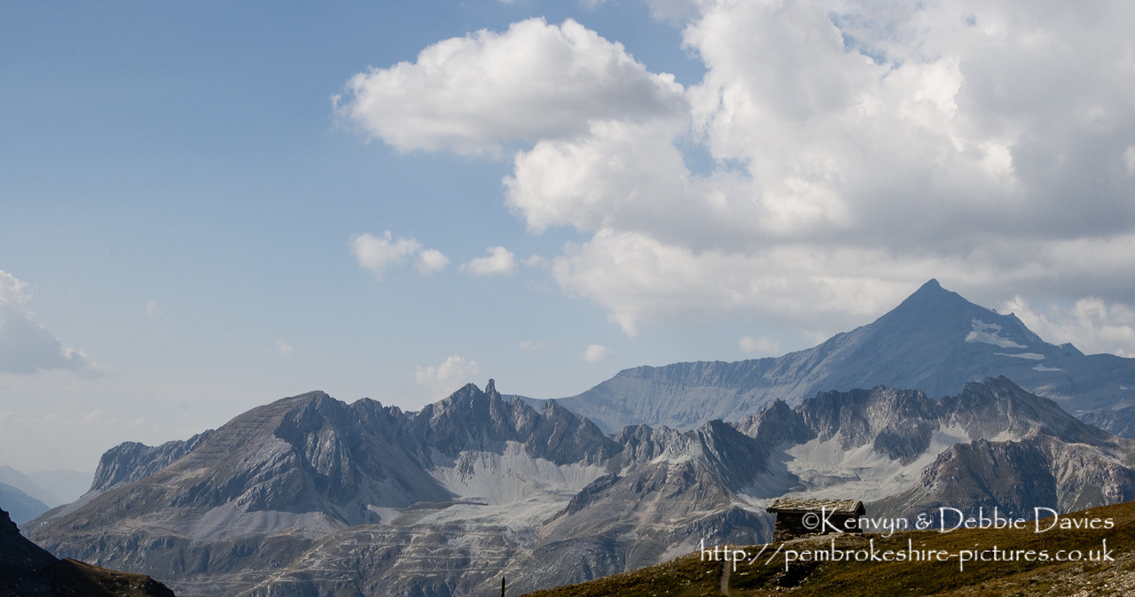 Col de l'iseran is the highest paved mountain pass in the Alps.